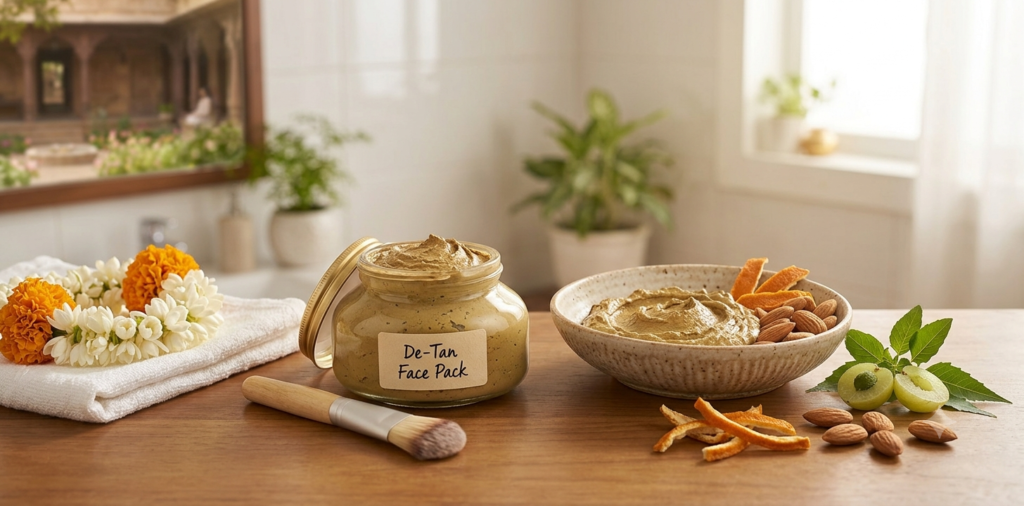 Natural De Tan Face Pack