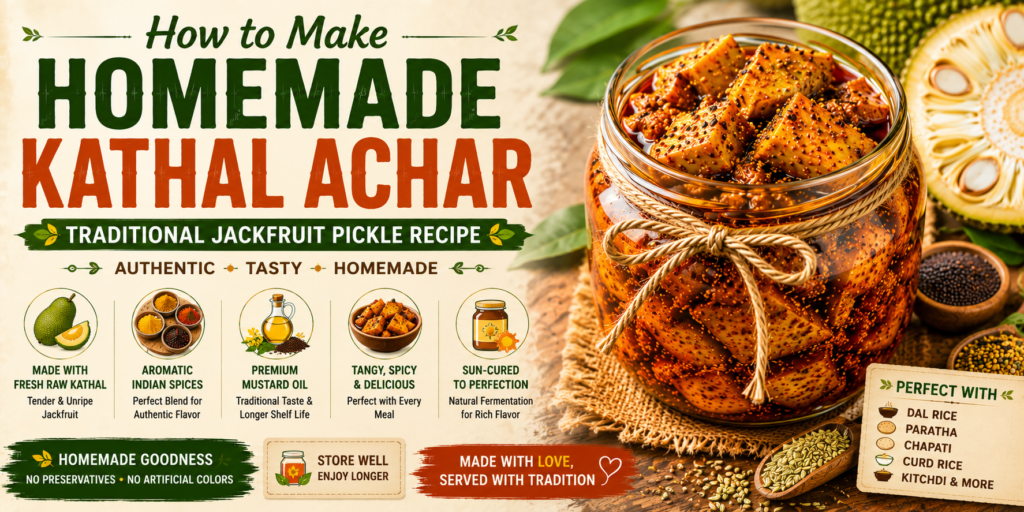 How to Make Homemade Kathal Achar