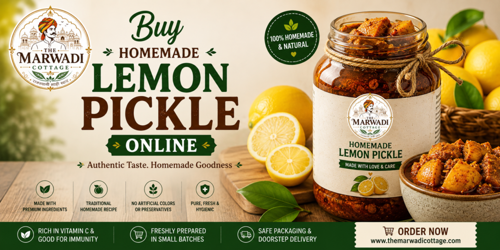Buy Homemade Lemon Pickle Online