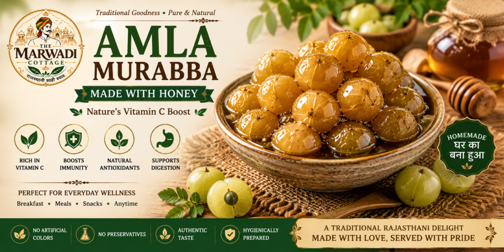 Amla Honey Murabba with Honey - The Marwadi Cottage