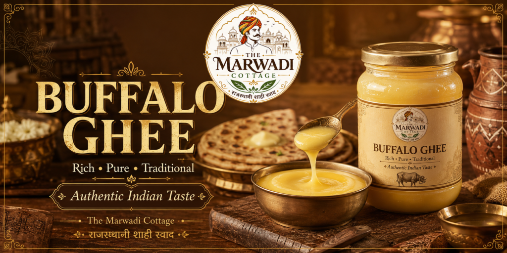 Buffalo Ghee by The Marwadi Cottage – Pure Traditional Buffalo Milk Ghee
